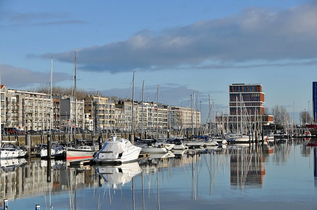 Zeebrugge marina in the Prince Albert Dock