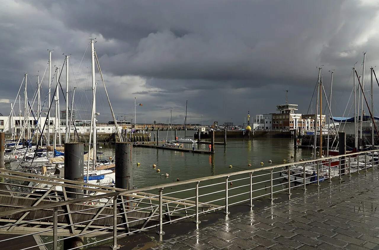 Yachts in the Montgomery Dock, Ostend
