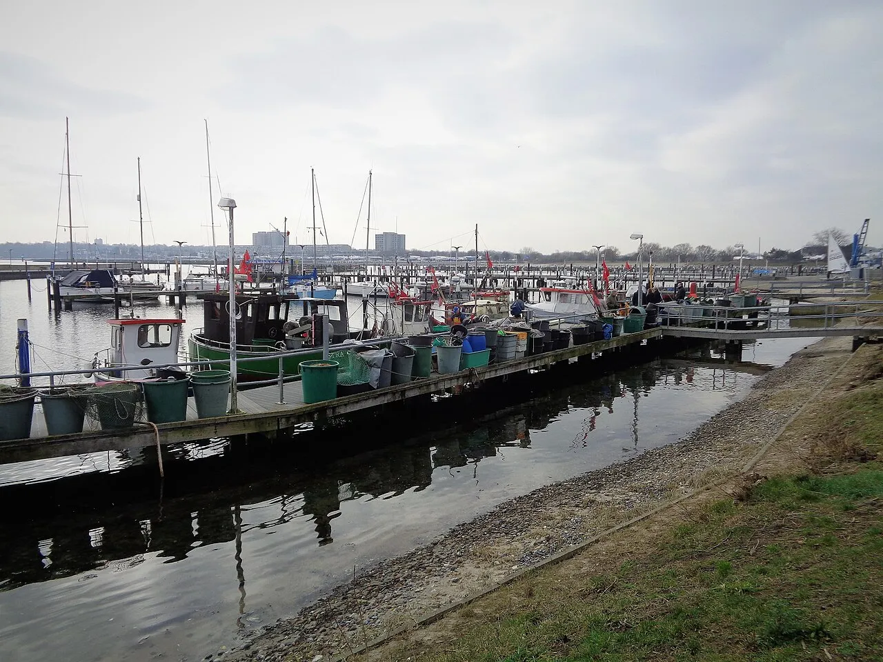 Fishing boats in Strande harbour