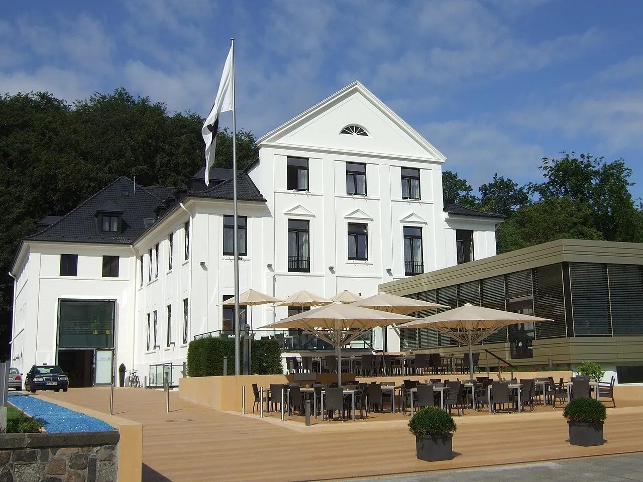 The KYC clubhouse on the Kiellinie, 2009