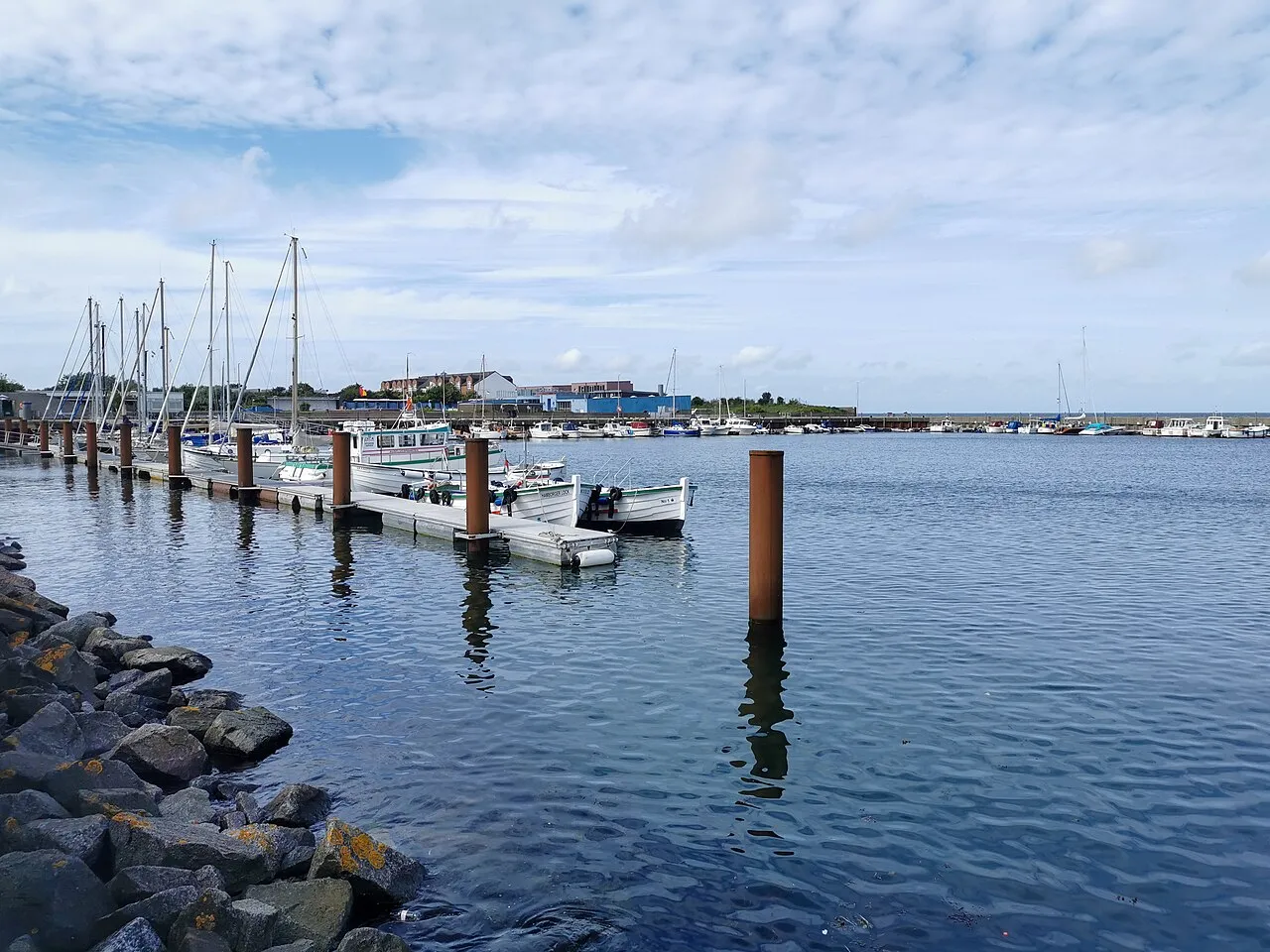 Pontoon in Heligoland North-East Harbour