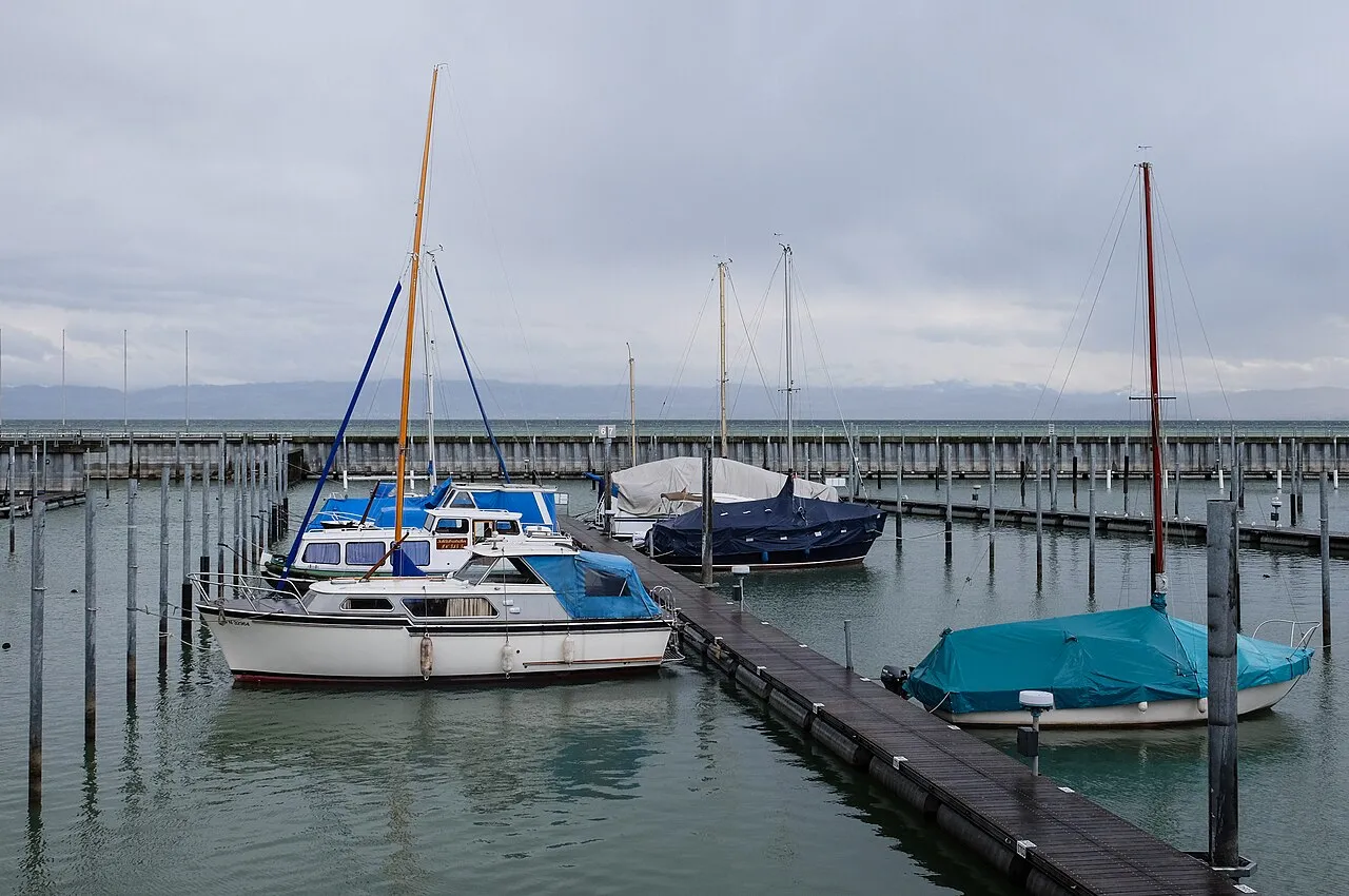 The WYC marina in Friedrichshafen