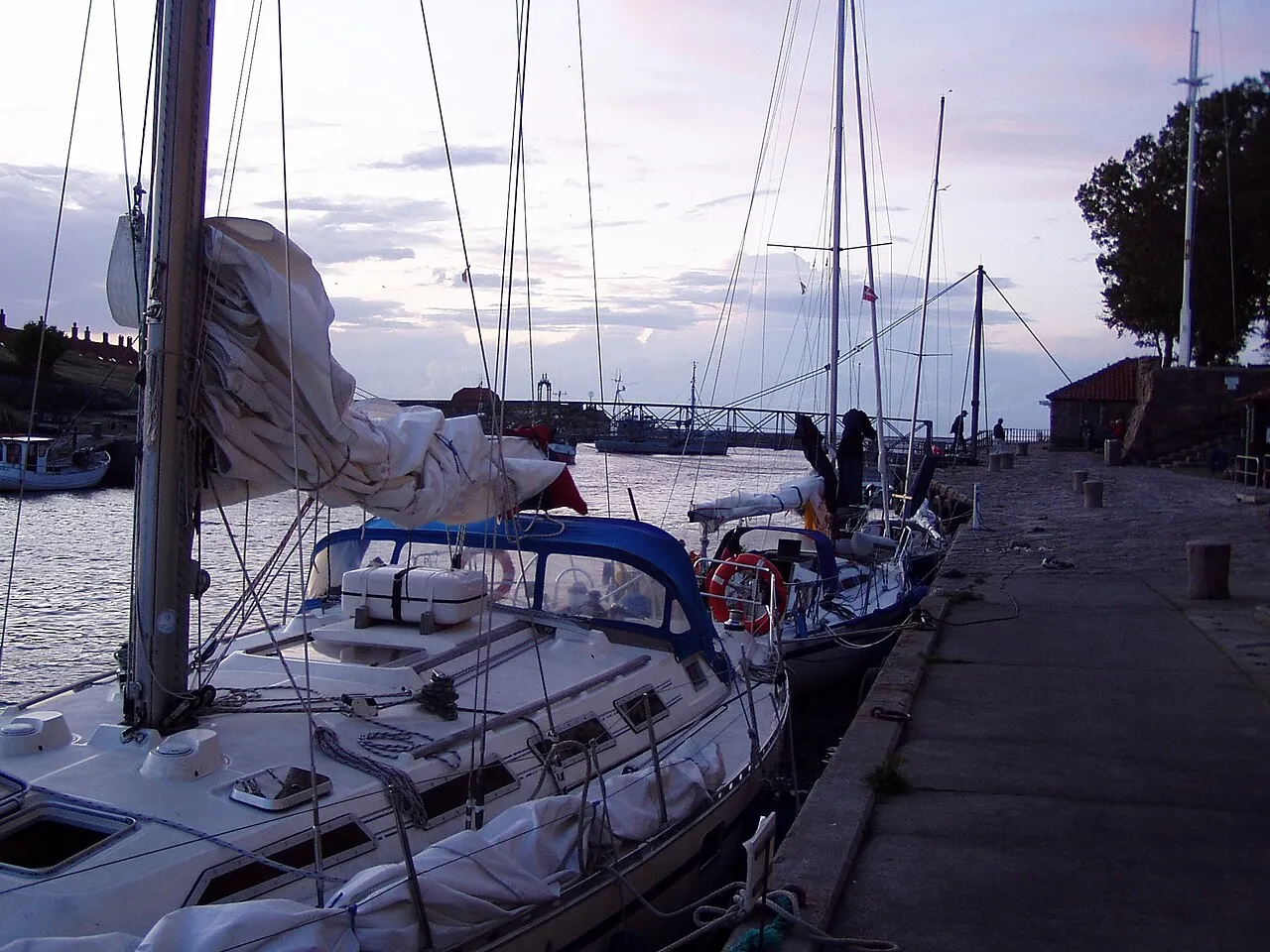 Lystbåde i Christiansø Havn
