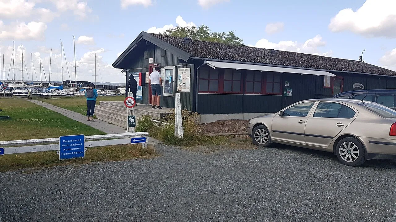 Stege Sailing Club house by the marina