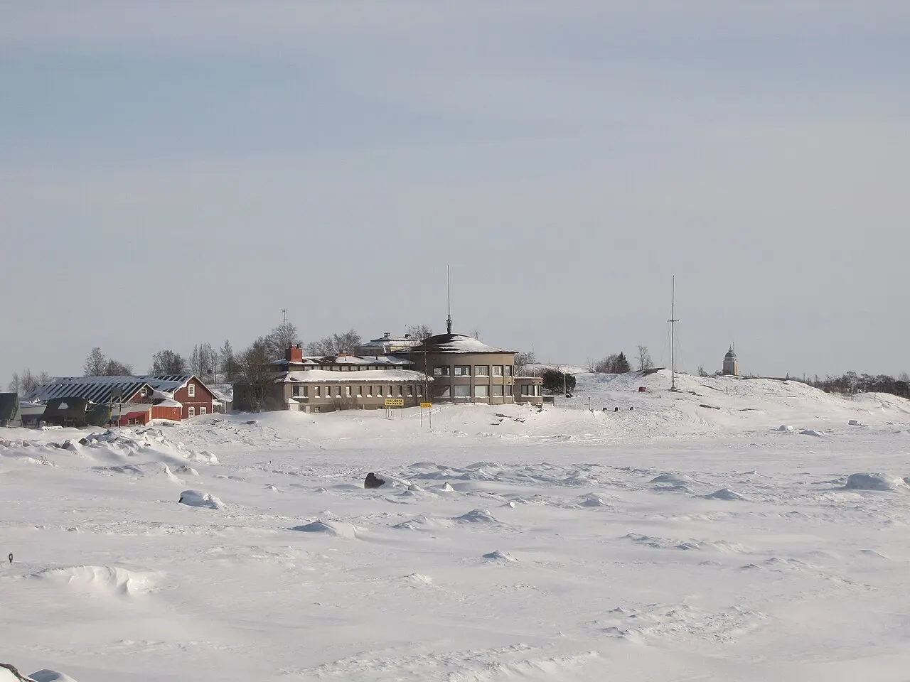 Liuskasaari talvella