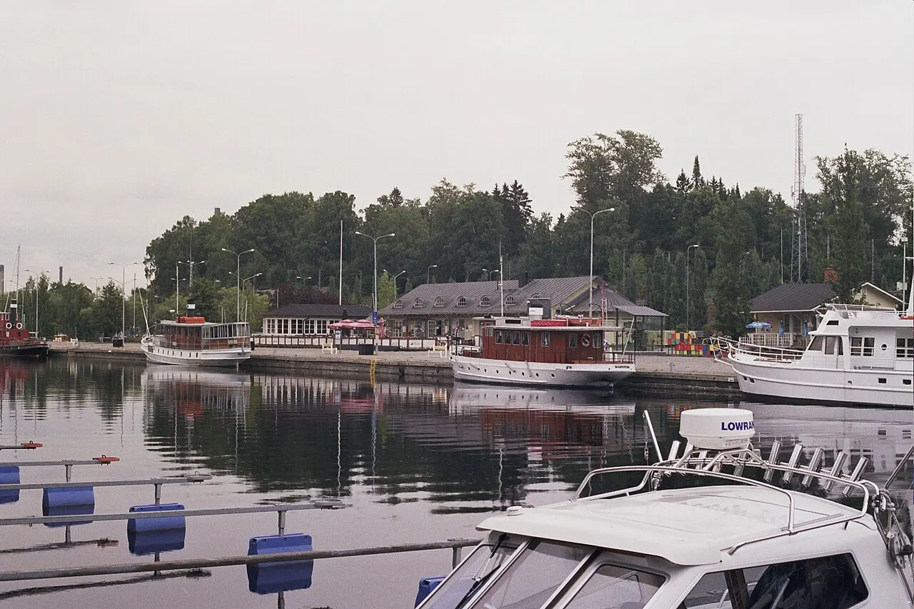 Mustalahti harbour on lake Näsijärvi