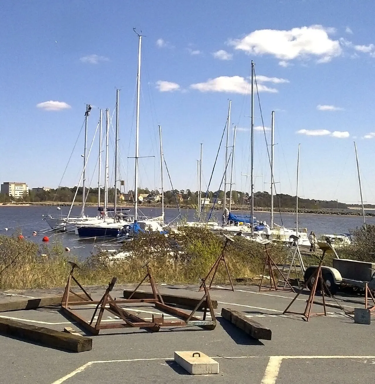 The BSF home harbour on Kallo