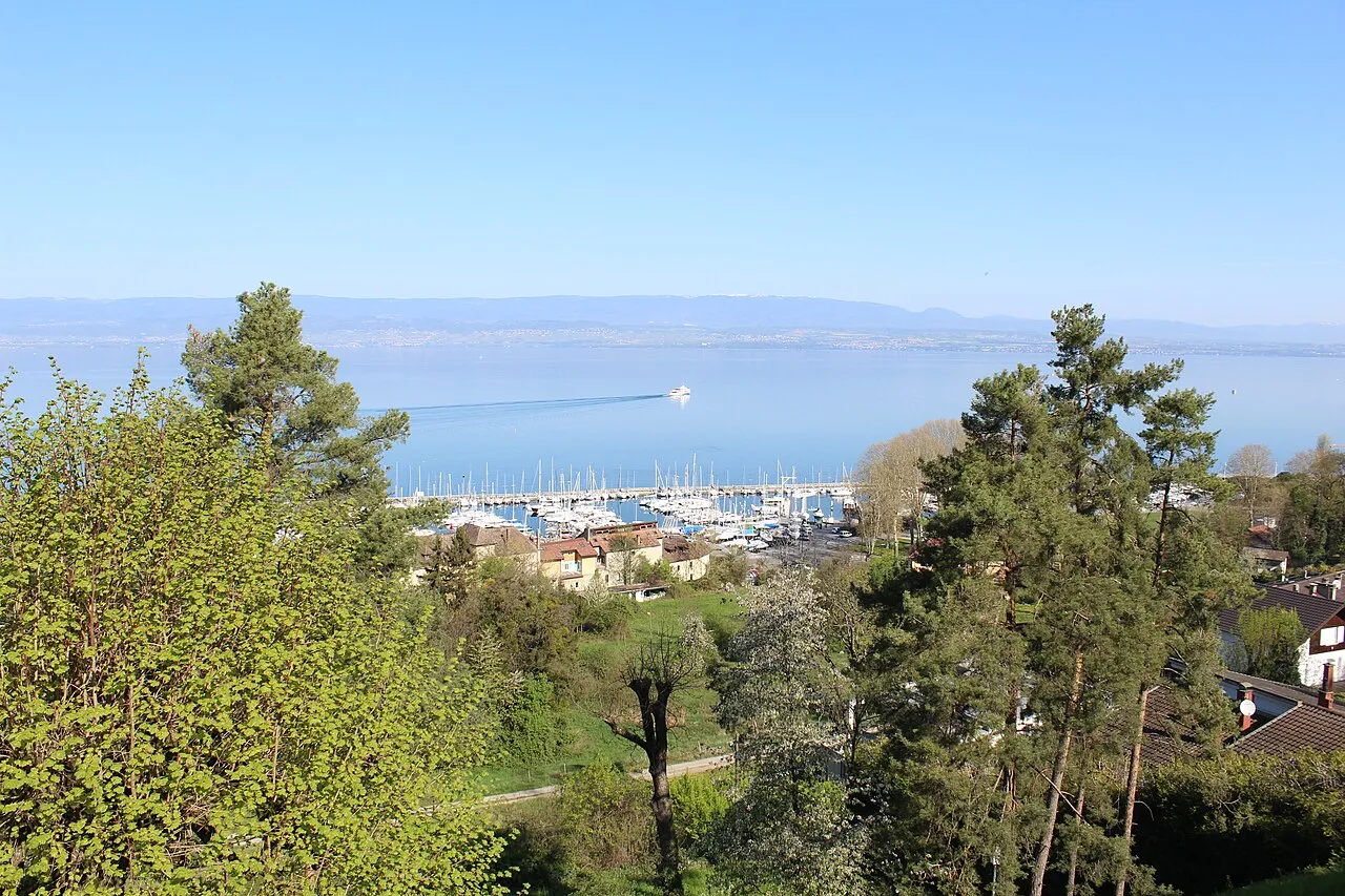Rives harbour in Thonon-les-Bains, the club's base