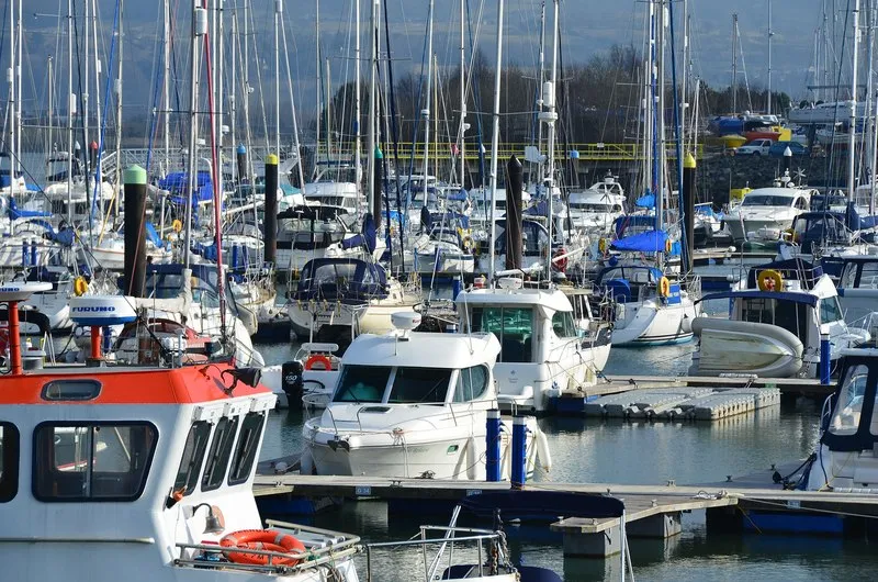 Boats at Conwy Marina