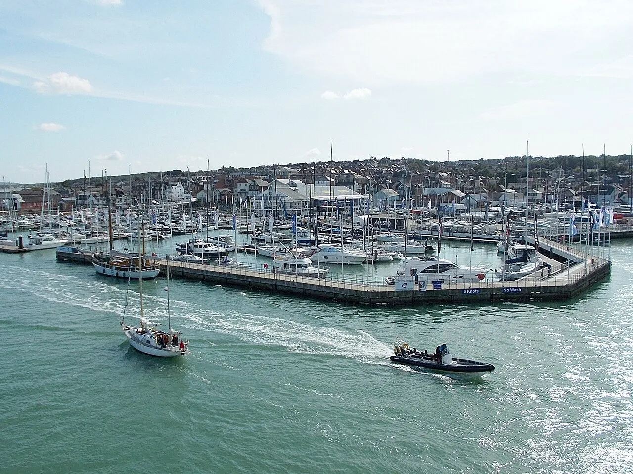 Cowes Yacht Haven on the River Medina