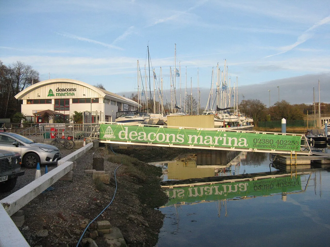 Deacons Marina at Bursledon on the River Hamble