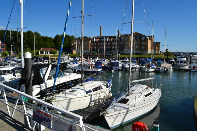 East Cowes Marina on the River Medina