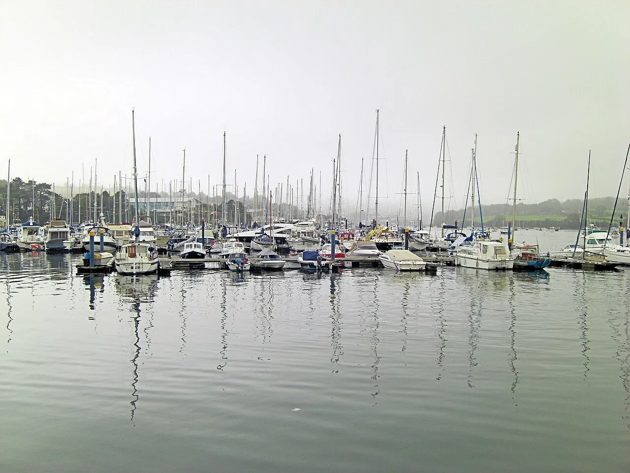 Falmouth Marina on the Penryn River