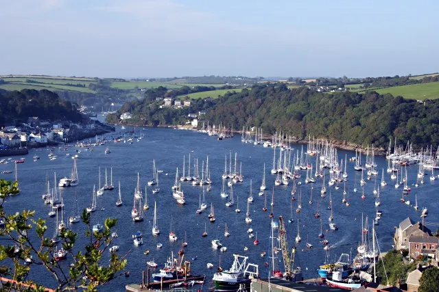 Fowey Harbour seen from Polruan