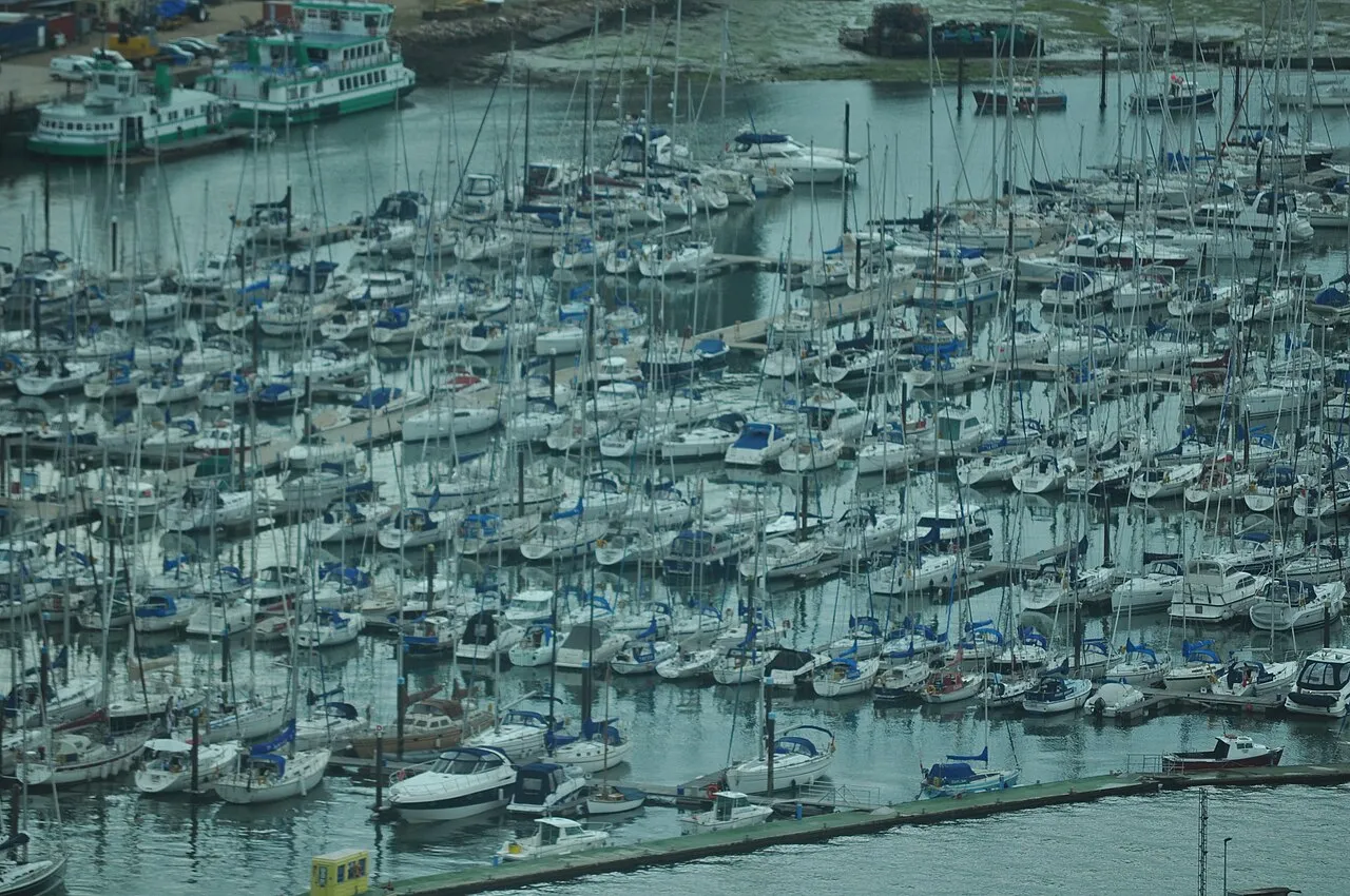Gosport Marina inside Portsmouth Harbour