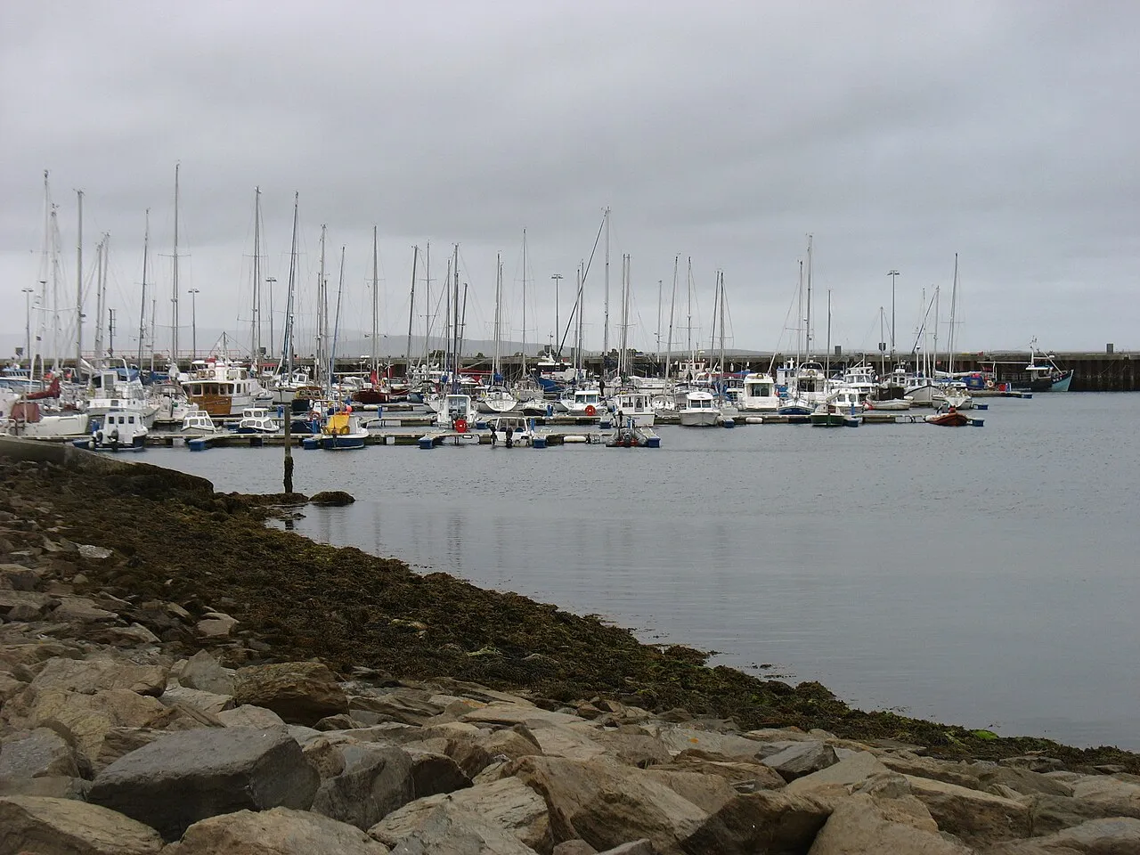Kirkwall Marina in Kirkwall harbour, Orkney