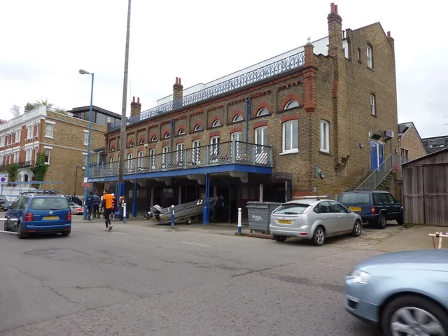 London Rowing Club boathouse on Putney Embankment