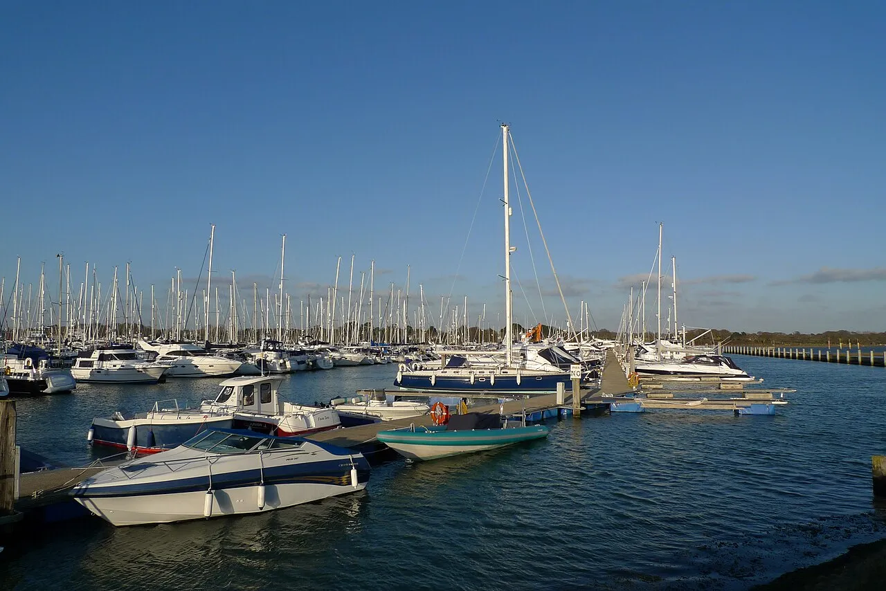 Lymington Yacht Haven on the Lymington River