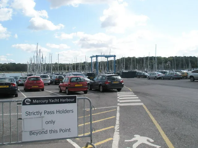 Entrance to Mercury Yacht Harbour on the River Hamble