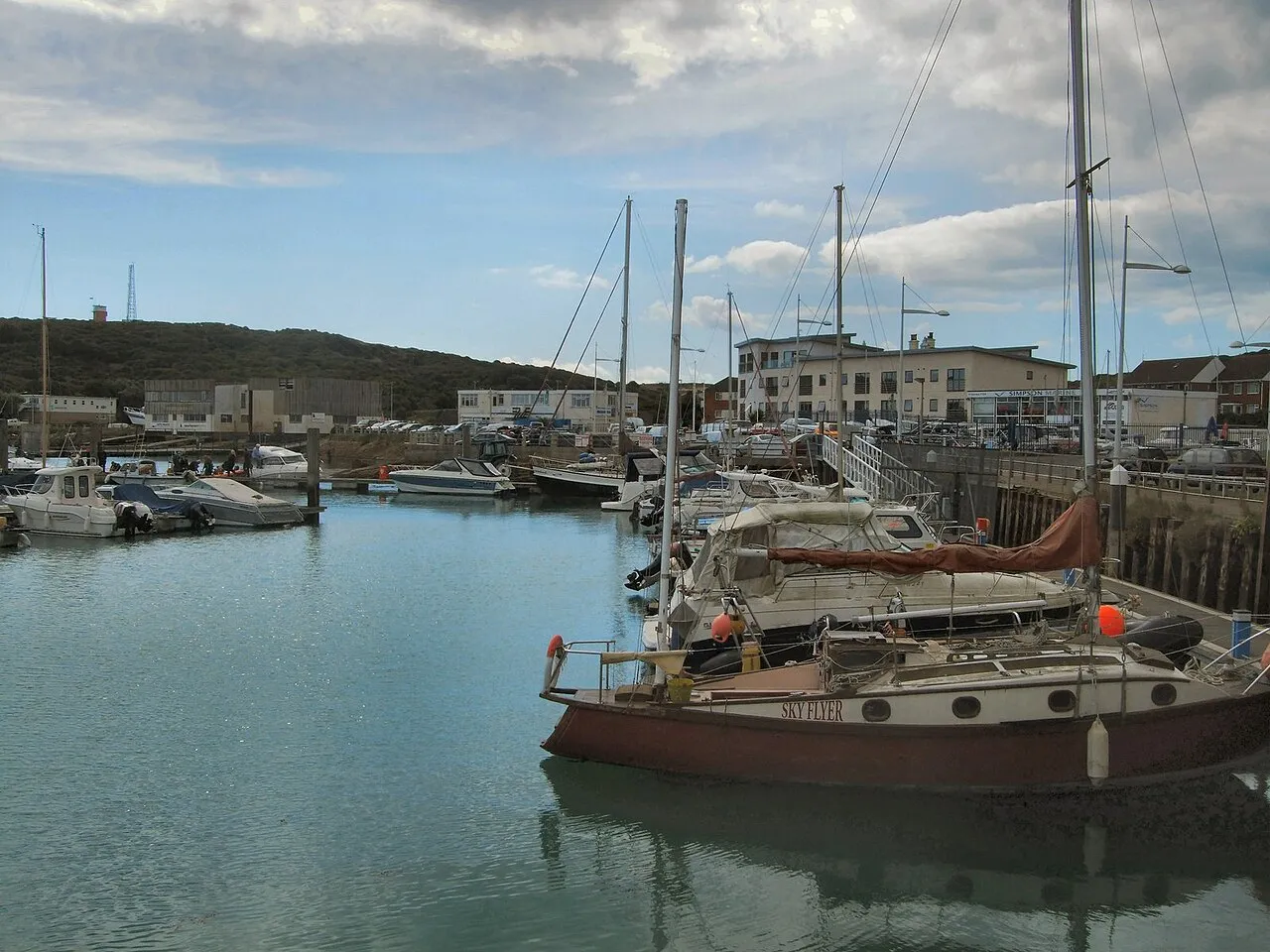 Newhaven Marina on the River Ouse