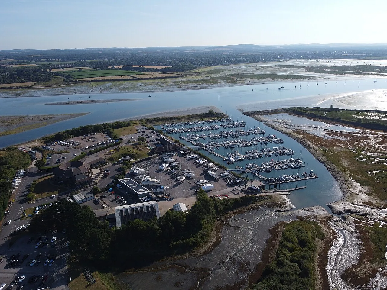 Northney Marina on Hayling Island, Chichester Harbour