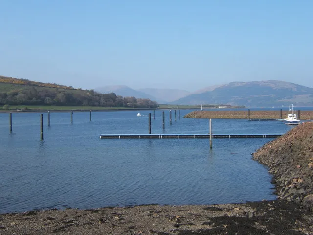 Port Bannatyne Marina in Kames Bay, Isle of Bute