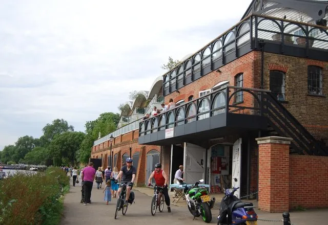 Richmond Canoe Club on the Thames at Richmond