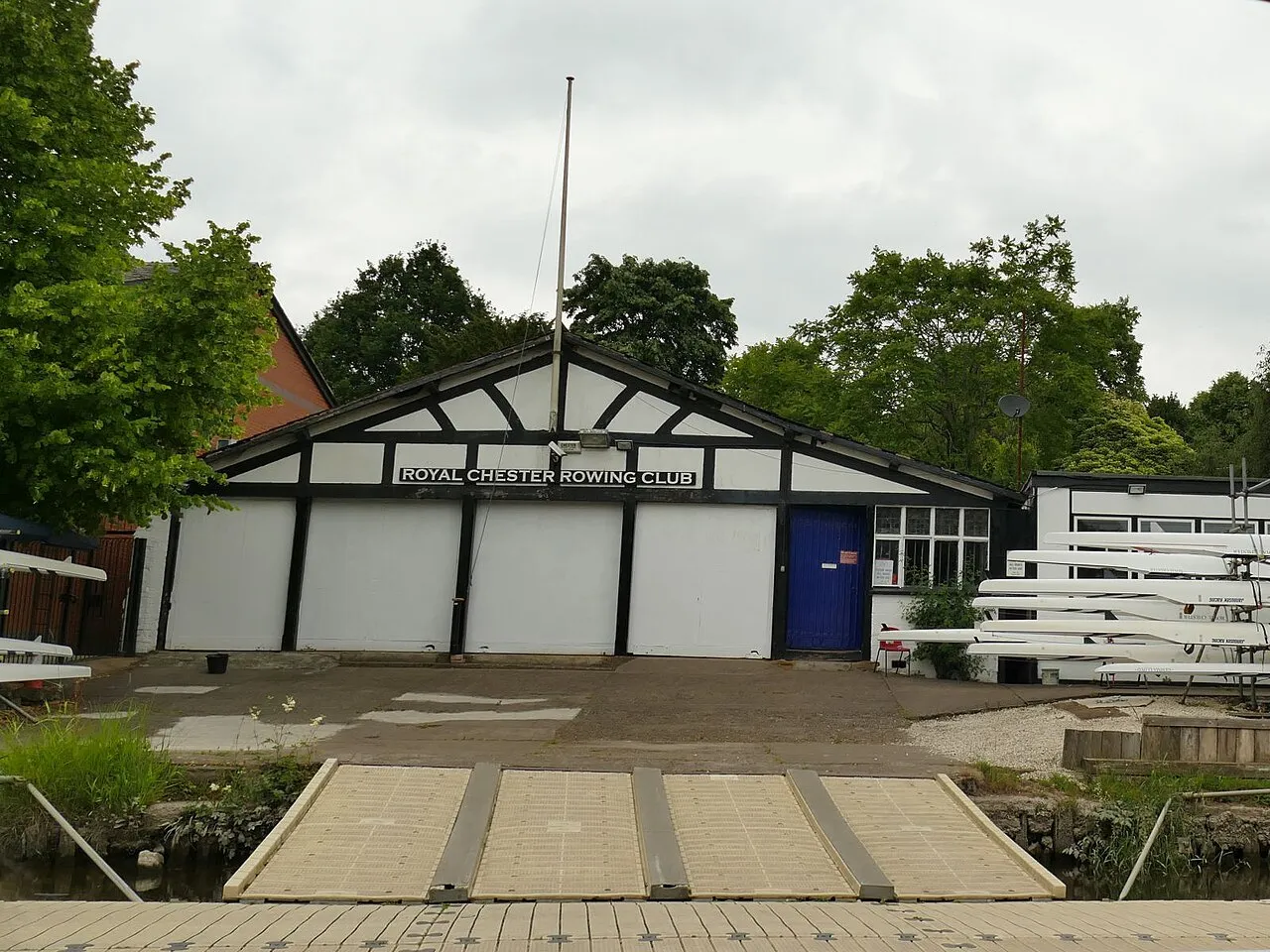 Royal Chester Rowing Club on the River Dee in Chester