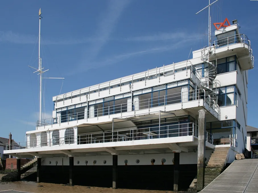 The Royal Corinthian clubhouse on the river front at Burnham-on-Crouch
