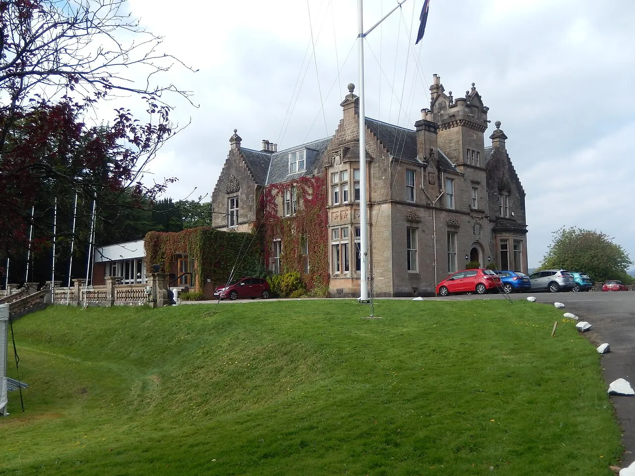 Ardenvohr House at Rhu, the clubhouse of the Royal Northern & Clyde Yacht Club