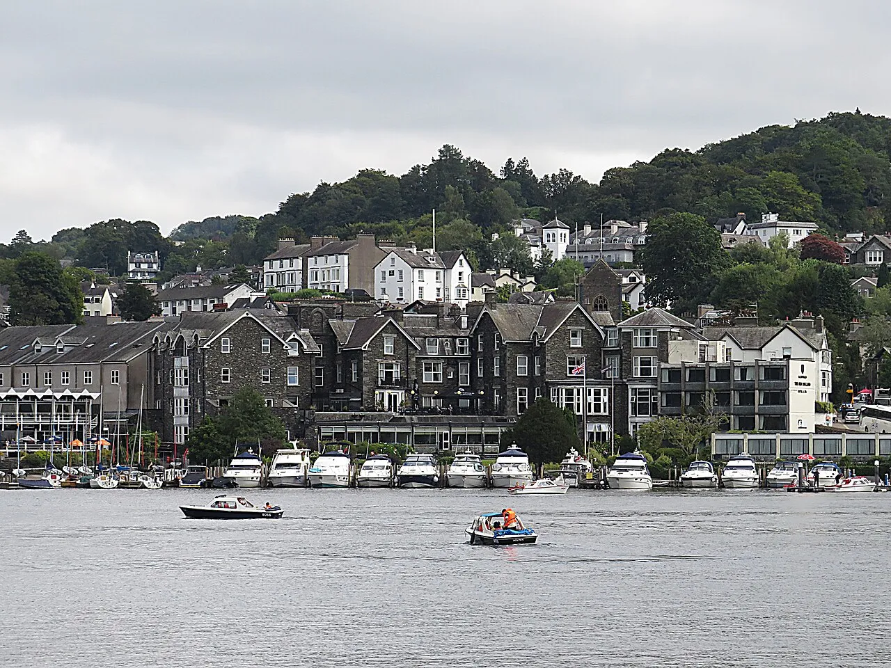 The Bowness waterfront on Windermere, home of the club