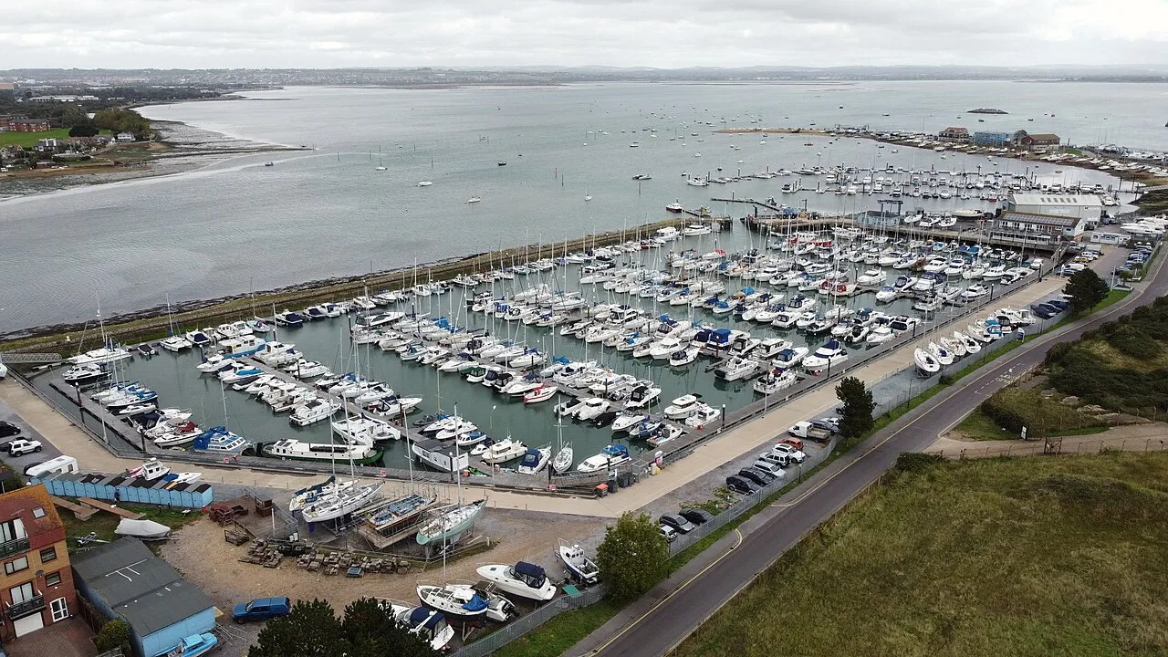 Southsea Marina in Langstone Harbour