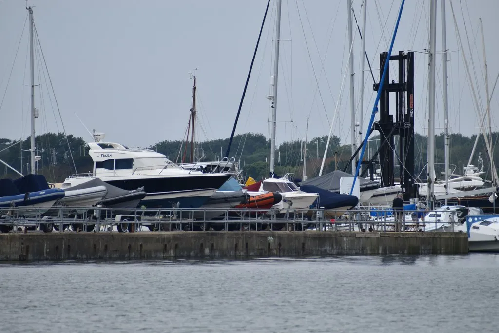 Boats at Sparkes Marina, Hayling Island