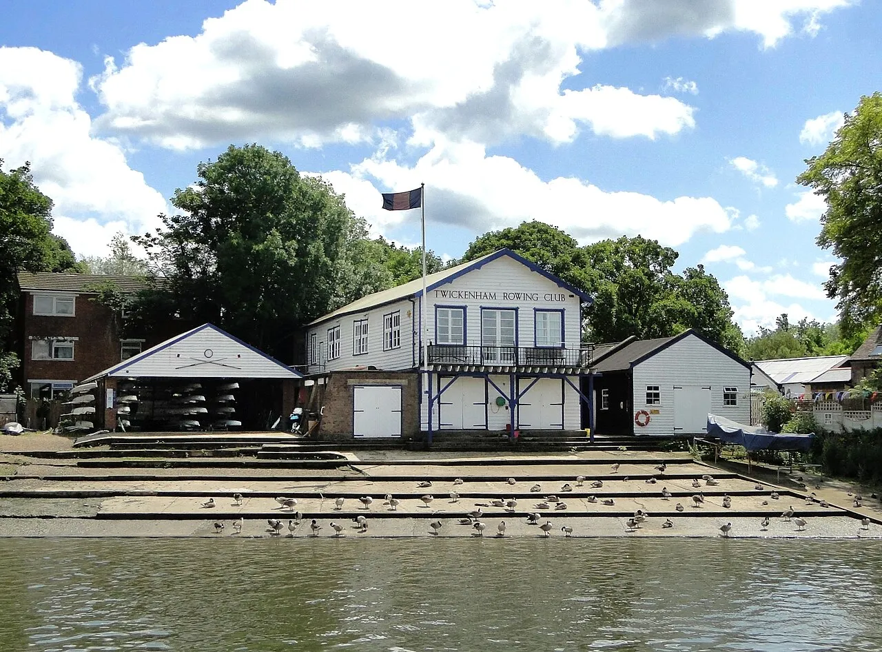 Twickenham Rowing Club on Eel Pie Island