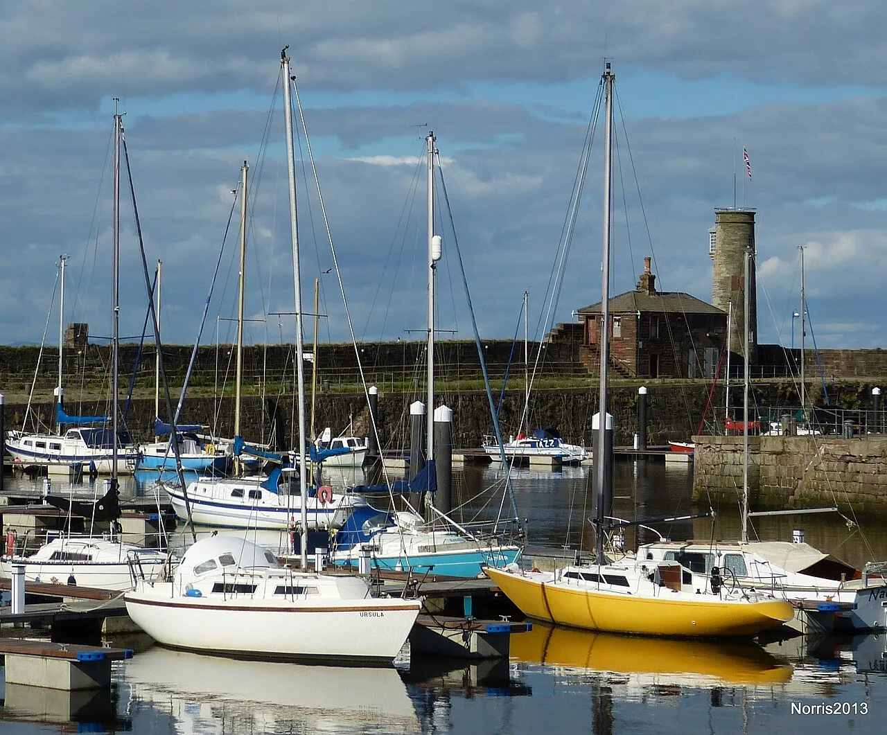 A corner of Whitehaven Marina