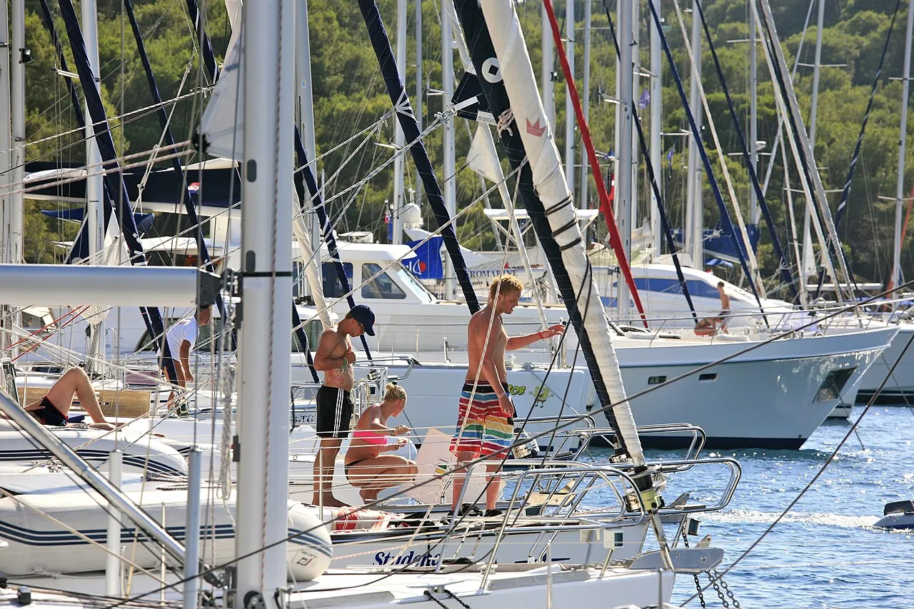 ACI marina Palmižana in the Pakleni islands