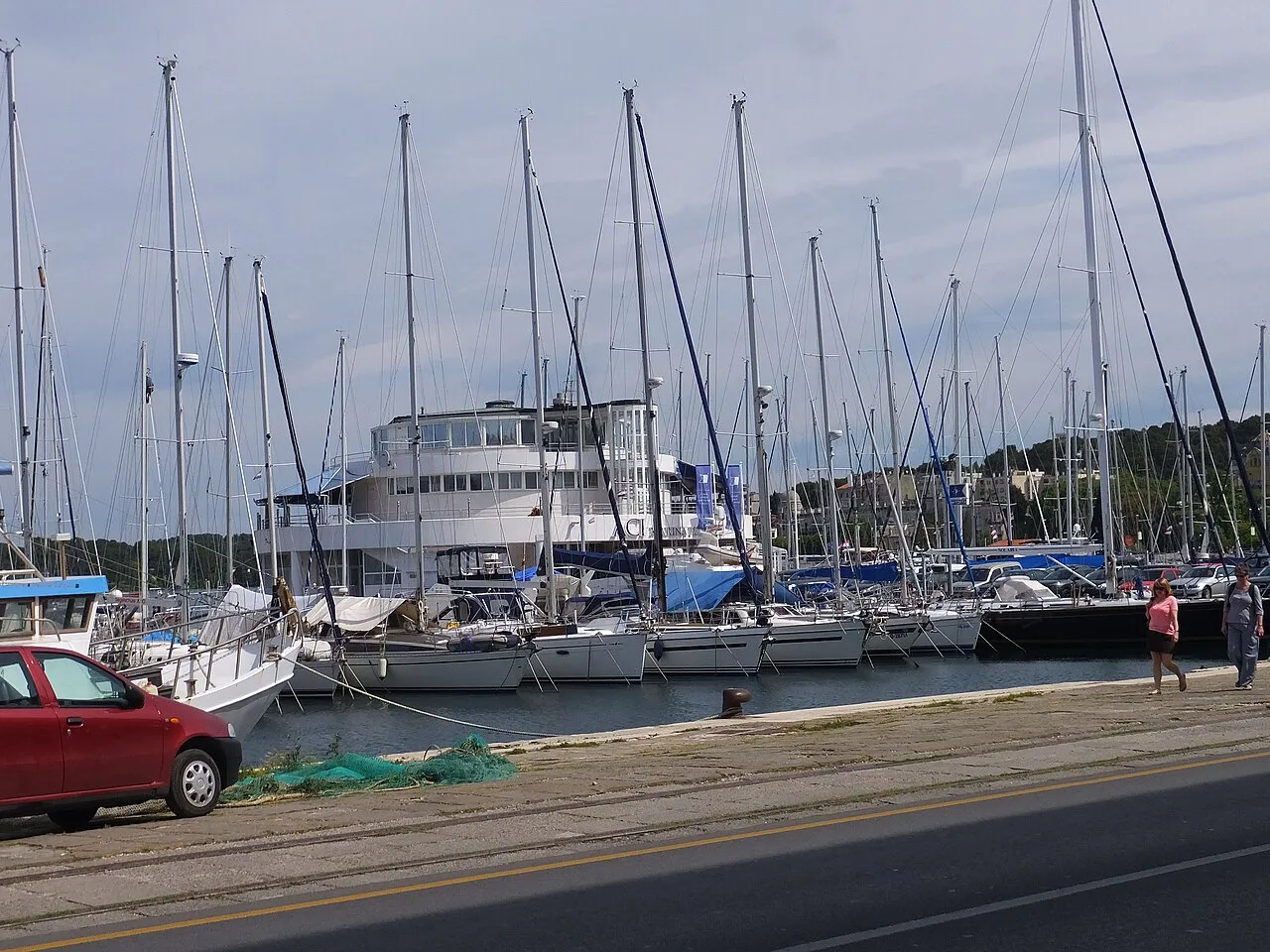 ACI marina in Pula harbour