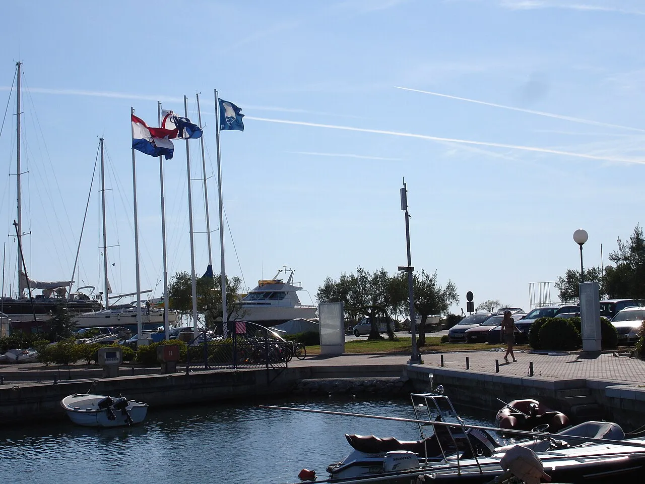 The marina in Umag
