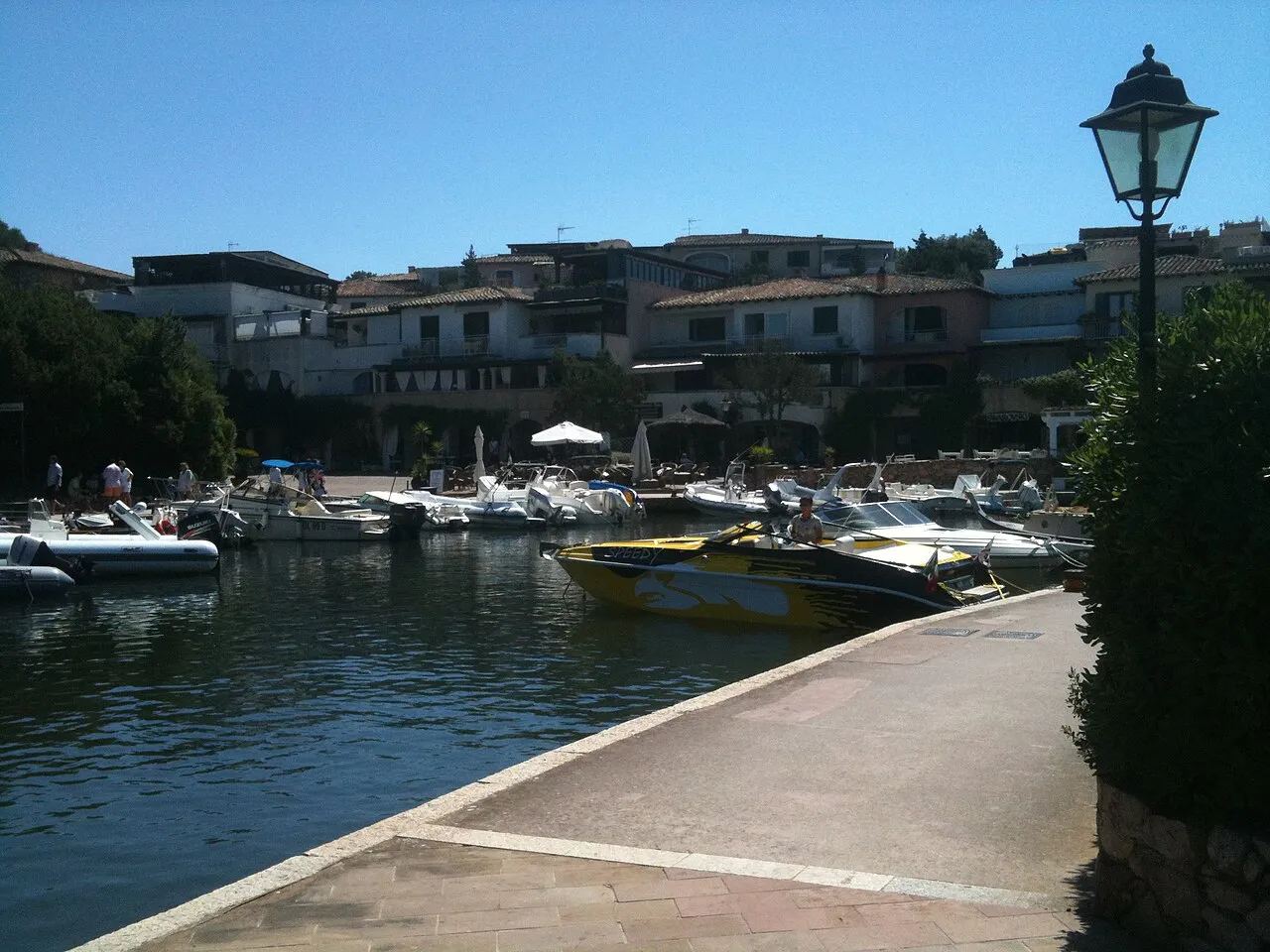 The harbour of Porto Cervo