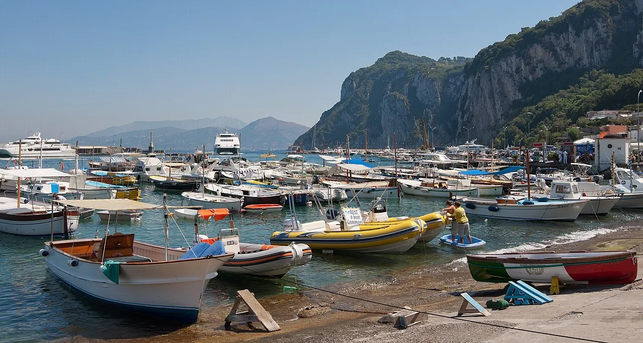 Marina Grande and the Capri marina