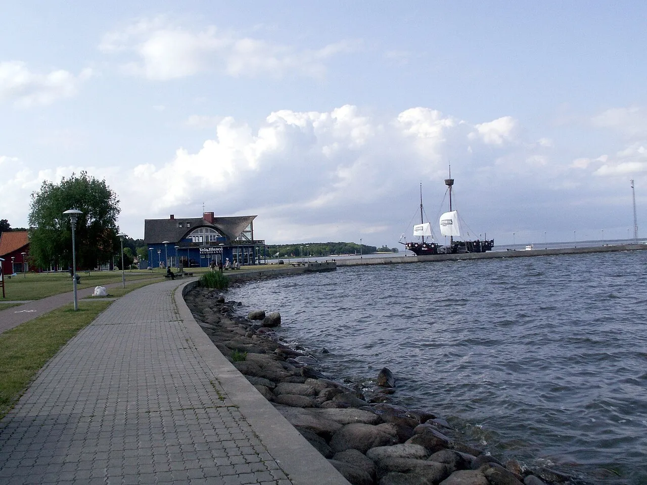 The mole at Juodkrantė