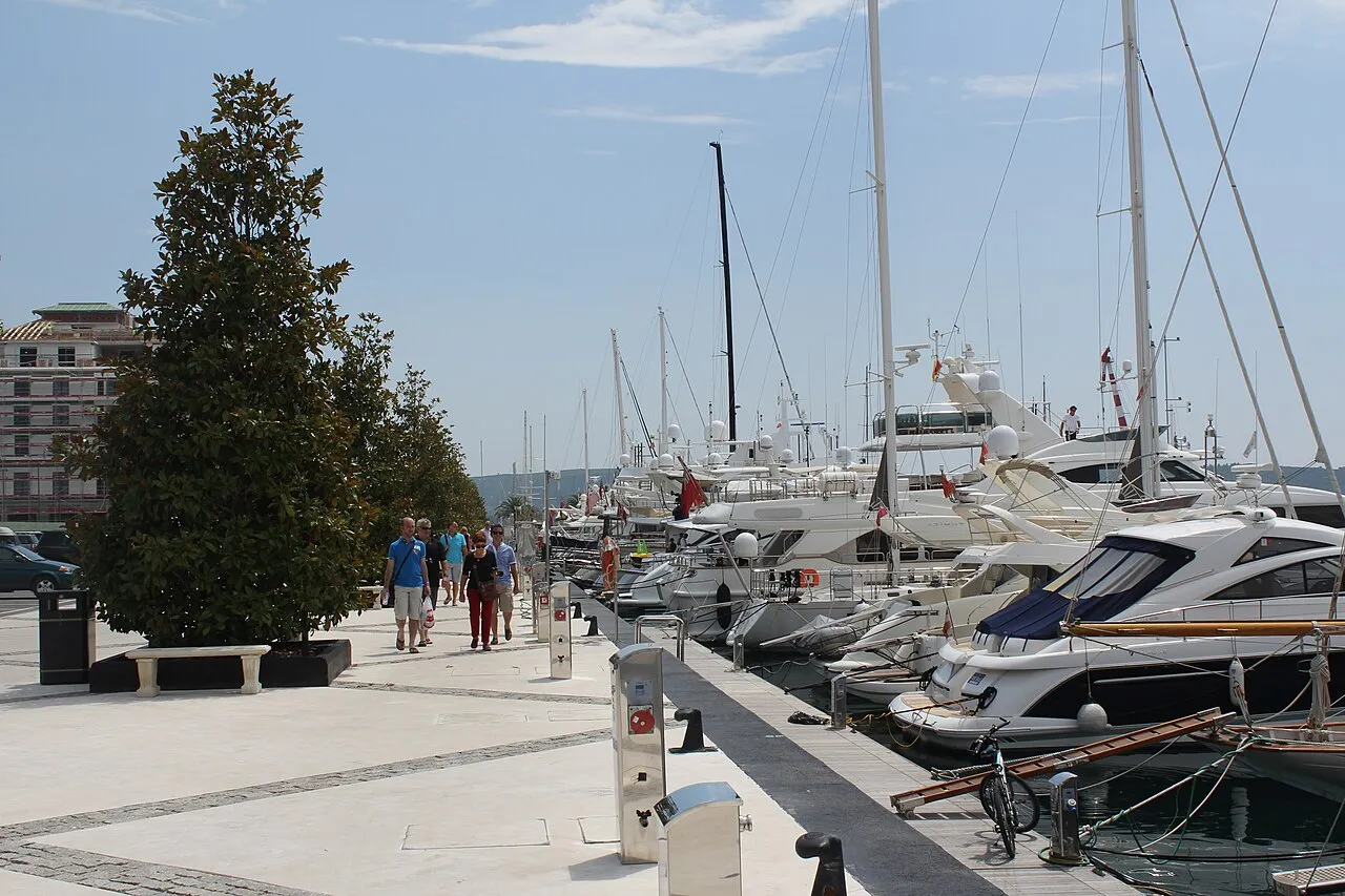 Porto Montenegro marina in Tivat