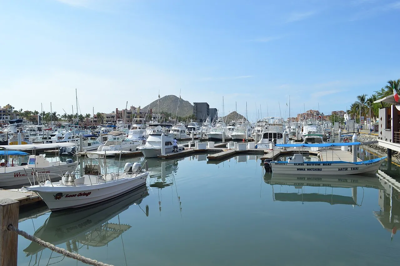 The inner harbour of Cabo San Lucas
