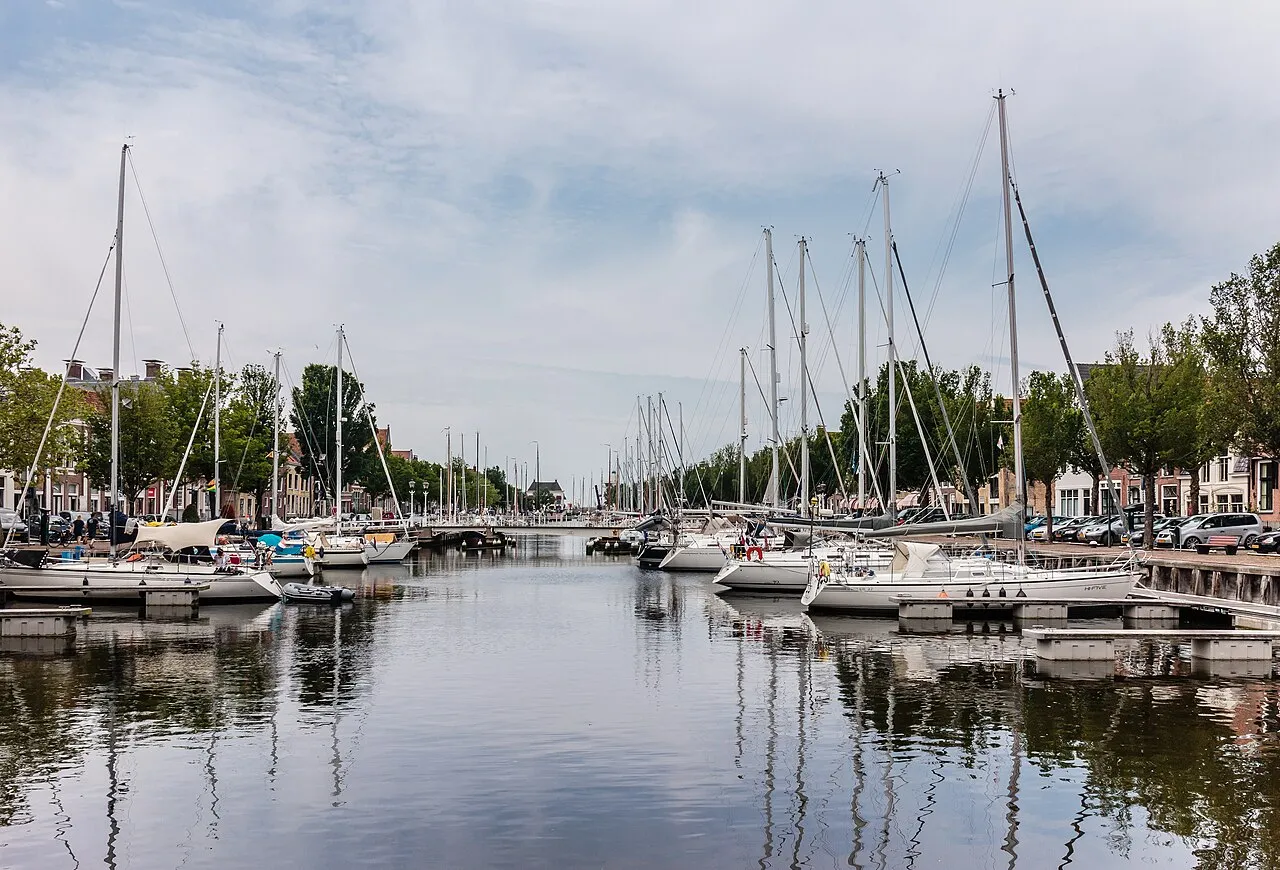 The Noorderhaven seen from the Leeuwenbrug (2021)