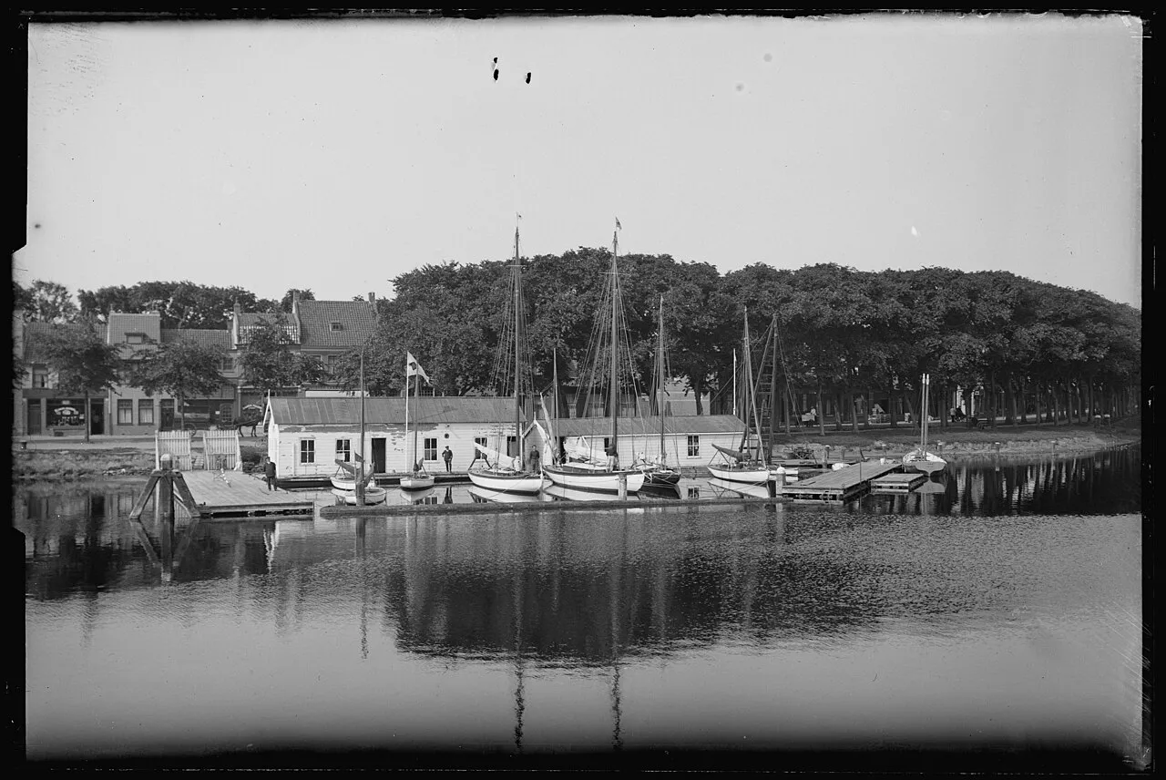 The KMJC marina, about 1930