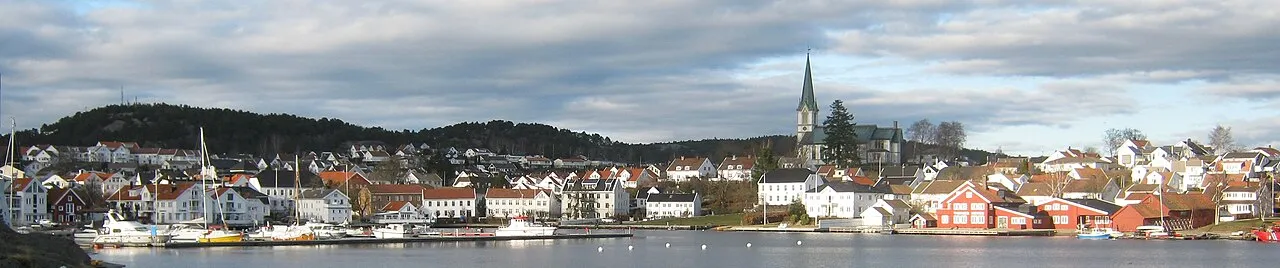 The Lillesand waterfront