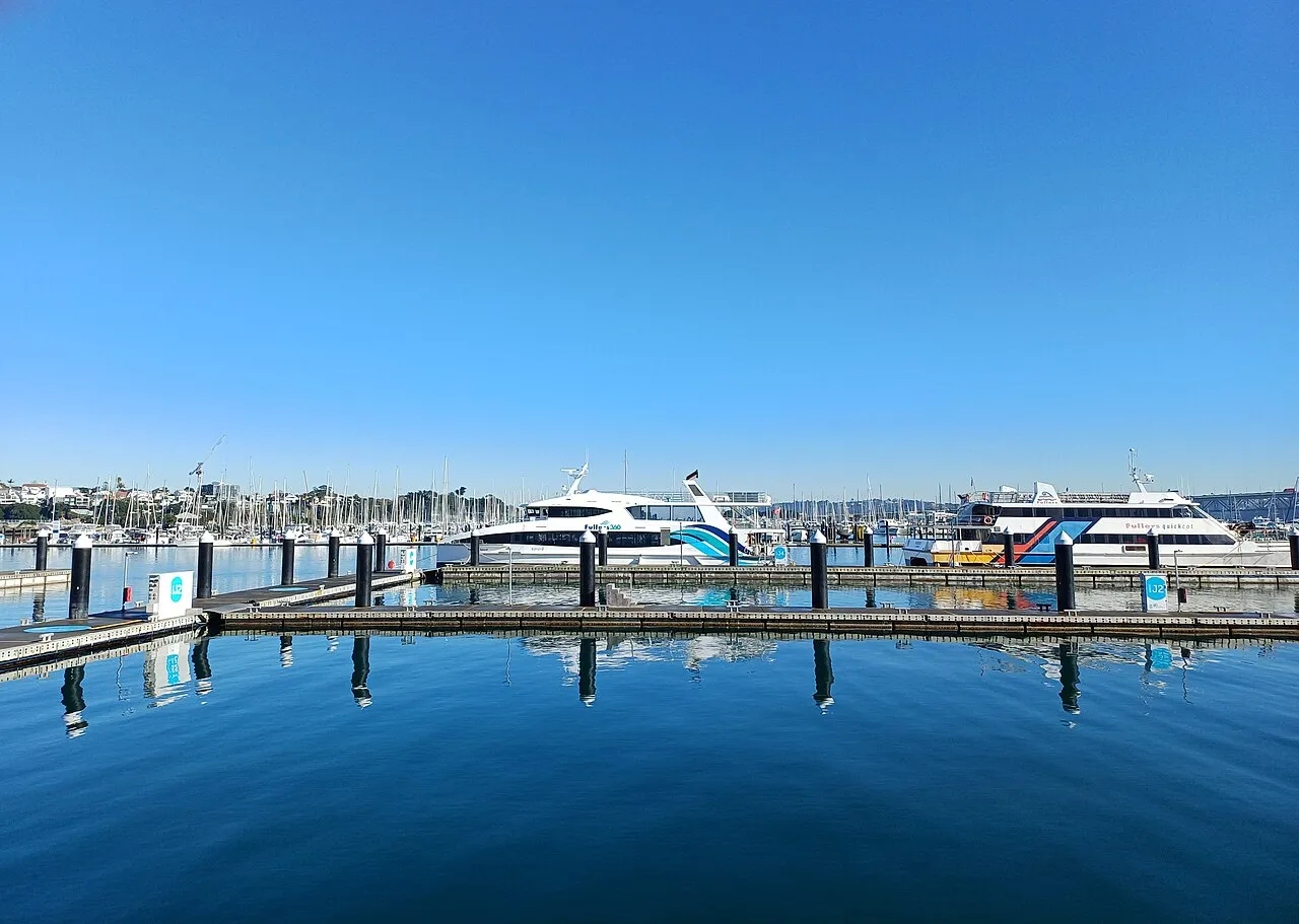 Superyacht pontoons at Silo Marina, Wynyard Quarter (2026)