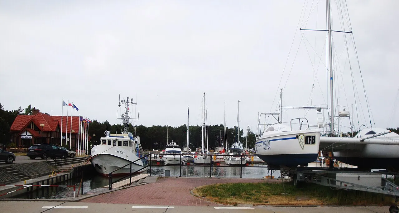 Łeba yacht harbour (2017)