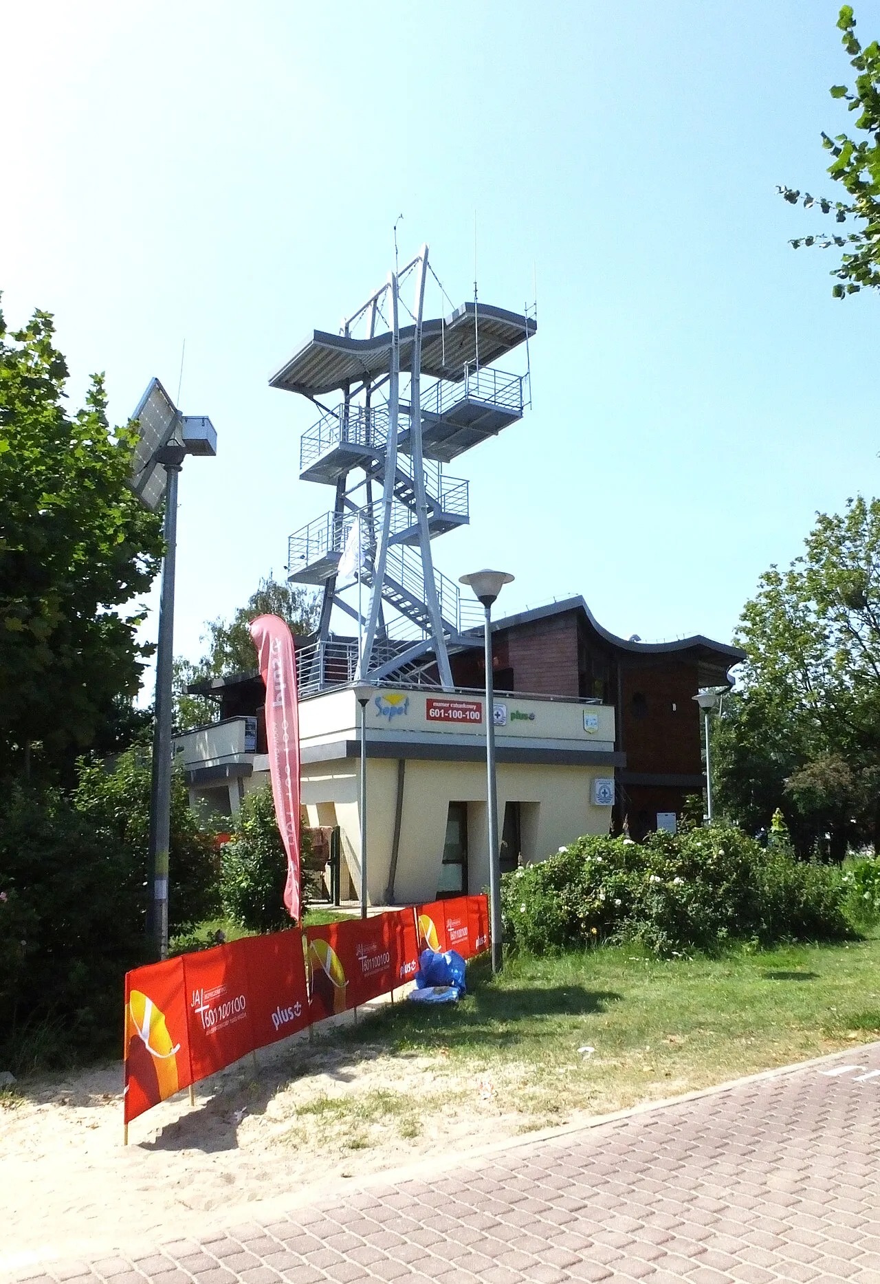 Club base with the WOPR water rescue centre