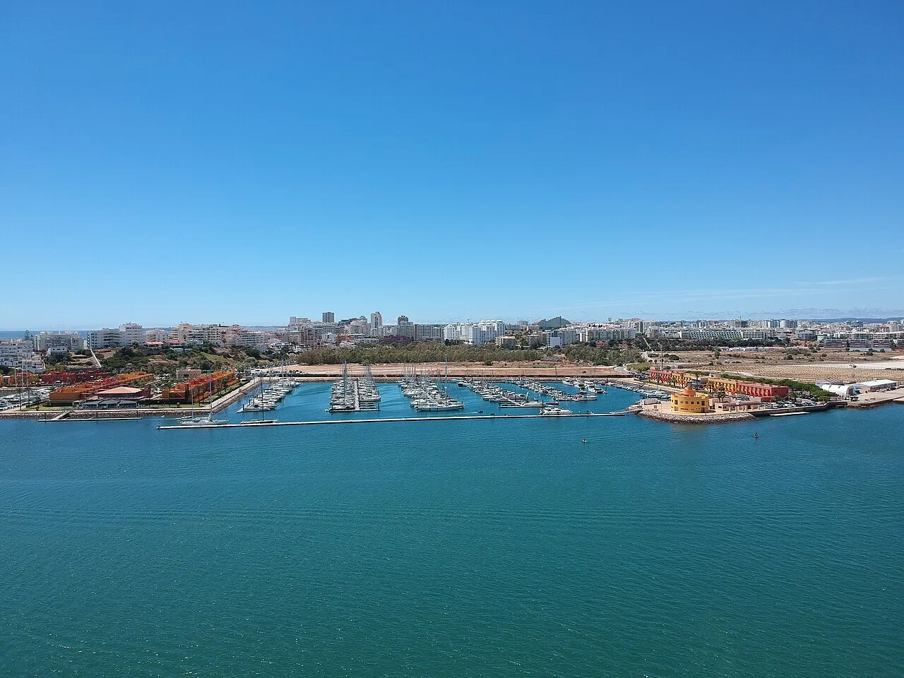 Aerial view of Marina de Portimão